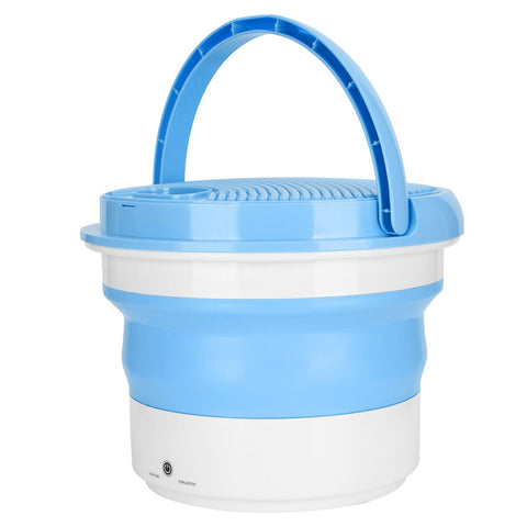 7L Portable Washing Machine Mini Foldable Washing Machine Portable Laundry Washer BlueUK Plug 100‑240V In Australia - Darrahopens