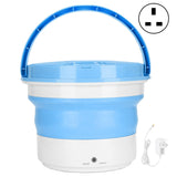 7L Portable Washing Machine Mini Foldable Washing Machine Portable Laundry Washer BlueUK Plug 100‑240V In Australia - Darrahopens