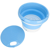 7L Portable Washing Machine Mini Foldable Washing Machine Portable Laundry Washer BlueUK Plug 100‑240V