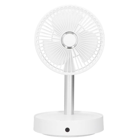 Mini Shake Head Fan Portable Folding Telescopic Electric Fan for Home Office OutdoorWhite In Australia - Darrahopens