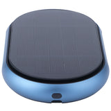 Blue Solar Air Purifier Aluminum Alloy USB Charging Car Air Cleaner for Home Car Living Room