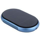 Blue Solar Air Purifier Aluminum Alloy USB Charging Car Air Cleaner for Home Car Living Room