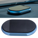 Blue Solar Air Purifier Aluminum Alloy USB Charging Car Air Cleaner for Home Car Living Room