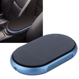 Blue Solar Air Purifier Aluminum Alloy USB Charging Car Air Cleaner for Home Car Living Room