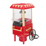 Red Retro Model Automatic Popcorn Machine Household Corn Popper for Party Birthday GiftEU Plug 220V