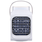 350ml Air Cooler USB Charging 90 Degree Shaking Head Spray Cooling Night Light Portable Cooling Fan