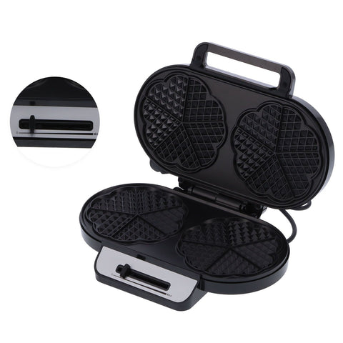 MultiFunction Breakfast Maker 1200W Double Plate NonStick Coating Waffle Maker for Food Making In Australia - Darrahopens