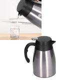 24V 1200ml Car Water Heater Pot with Base Portable Stainless Steel Electric Kettle Pot for Truck CarWhite