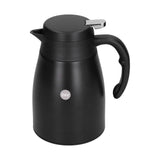 24V 1200ml Car Water Heater Pot with Base Portable Stainless Steel Electric Kettle Pot for Truck CarMatte Black In Australia - Darrahopens