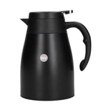 24V 1200ml Car Water Heater Pot with Base Portable Stainless Steel Electric Kettle Pot for Truck CarMatte Black In Australia - Darrahopens