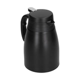 24V 1200ml Car Water Heater Pot with Base Portable Stainless Steel Electric Kettle Pot for Truck CarMatte Black