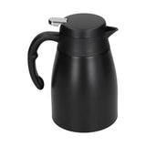 24V 1200ml Car Water Heater Pot with Base Portable Stainless Steel Electric Kettle Pot for Truck CarMatte Black
