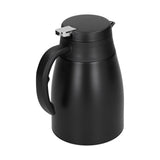 24V 1200ml Car Water Heater Pot with Base Portable Stainless Steel Electric Kettle Pot for Truck CarMatte Black