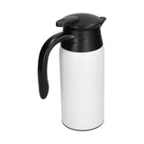 800ml Electric Teapot with Base Large Capacity Portable Insulation Water Heater Pot Kettle for CarIvory White In Australia - Darrahopens