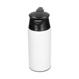 800ml Electric Teapot with Base Large Capacity Portable Insulation Water Heater Pot Kettle for CarIvory White
