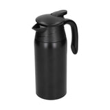 800ml Electric Teapot with Base Large Capacity Portable Insulation Water Heater Pot Kettle for CarMatte Black