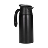 800ml Electric Teapot with Base Large Capacity Portable Insulation Water Heater Pot Kettle for CarMatte Black