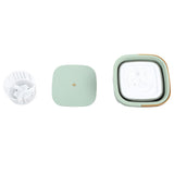 Portable Foldable Washing Machine Large Capacity Low Noise Mini Small Washer for Home 100‑240V Green+White EU Plug