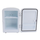 Mini Fridge 4L Portable Cooler Warmer Personal Refrigerator Includes DC12V Car Plug for Skin Care Beverage