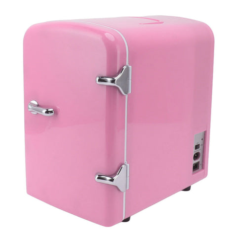 Mini Fridge 4L Portable Cooler Warmer Personal Refrigerator Includes DC12V Car Plug for Skin Care Beverage