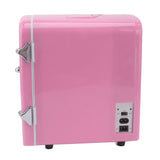 Mini Fridge 4L Portable Cooler Warmer Personal Refrigerator Includes DC12V Car Plug for Skin Care Beverage