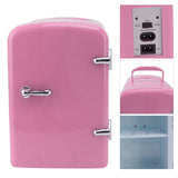 Mini Fridge 4L Portable Cooler Warmer Personal Refrigerator Includes DC12V Car Plug for Skin Care Beverage