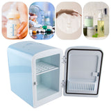 Mini Fridge 4L Portable Cooler Warmer Personal Refrigerator Includes DC12V Car Plug for Skin Care Beverage