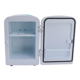 Mini Fridge 4L Portable Cooler Warmer Personal Refrigerator Includes DC12V Car Plug for Skin Care Beverage