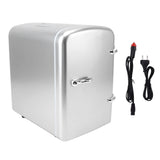 Mini Fridge 36W 4L 6cans Capacity Portable Travel Car Refrigerator Cooler and Warmer Low Noise with DC12V Car Adapter for Skincare Snacks