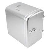 Mini Fridge 36W 4L 6cans Capacity Portable Travel Car Refrigerator Cooler and Warmer Low Noise with DC12V Car Adapter for Skincare Snacks