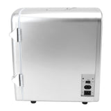 Mini Fridge 36W 4L 6cans Capacity Portable Travel Car Refrigerator Cooler and Warmer Low Noise with DC12V Car Adapter for Skincare Snacks