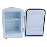 Mini Fridge 36W 4L 6cans Capacity Portable Travel Car Refrigerator Cooler and Warmer Low Noise with DC12V Car Adapter for Skincare Snacks In Australia - Darrahopens