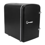 Mini Fridge 36W 4L 6cans Capacity Portable Travel Car Refrigerator Cooler and Warmer Low Noise with DC12V Car Adapter for Skincare Snacks