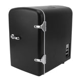 Mini Fridge 36W 4L 6cans Capacity Portable Travel Car Refrigerator Cooler and Warmer Low Noise with DC12V Car Adapter for Skincare Snacks