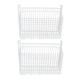 Darrahopens Appliances > Kitchen Appliances > Kitchen Appliance Accessories 2Pcs Freezer Organizer Bins Steel Wire Large Capacity Strong Bearing Freezer Basket with Handle for Closet Countertops 49.5 X 29 X 27cm / 19.5 X 11.4 X 10.6in (L X W X H) with 9cm / 3.5in Handle In Australia - Darrahopens
