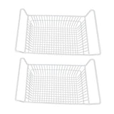 Darrahopens Appliances > Kitchen Appliances > Kitchen Appliance Accessories 2Pcs Freezer Organizer Bins Steel Wire Large Capacity Strong Bearing Freezer Basket with Handle for Closet Countertops 49.5 X 29 X 27cm / 19.5 X 11.4 X 10.6in (L X W X H) with 9cm / 3.5in Handle In Australia - Darrahopens