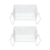 Darrahopens Appliances > Kitchen Appliances > Kitchen Appliance Accessories 2Pcs Freezer Organizer Bins Steel Wire Large Capacity Strong Bearing Freezer Basket with Handle for Closet Countertops 49.5 X 29 X 27cm / 19.5 X 11.4 X 10.6in (L X W X H) with 9cm / 3.5in Handle In Australia - Darrahopens