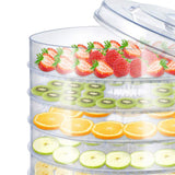 Food Dehydrator Machine Food Dehydrator for Jerky Small Dehydrated Dryer Machine for Fruits Veggies Transparent In Australia - Darrahopens