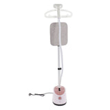 Standing Fabric Steam Iron with Hanger Pink 2000W Powerful Garment Steam Iron for Home