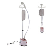Standing Fabric Steam Iron with Hanger Pink 2000W Powerful Garment Steam Iron for Home