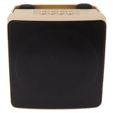 Karaoke Machine with Dual Microphone 10W Portable Bluetooth Speaker for Kids Birthday Home Party Gold