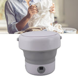Portable Washing Machine 4.8L High Capacity Foldable Deep Cleaning for Underwear Baby Clothes