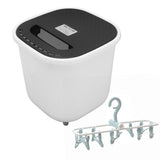 Portable Washing Machine USB Powered Mini Turbo Washing Machine with Clothes Drying Rack 6L Capacity 30 Minutes Auto Power Off Blue In Australia - Darrahopens