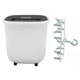 Portable Washing Machine USB Powered Mini Turbo Washing Machine with Clothes Drying Rack 6L Capacity 30 Minutes Auto Power Off Blue