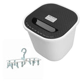 Portable Washing Machine USB Powered Mini Turbo Washing Machine with Clothes Drying Rack 6L Capacity 30 Minutes Auto Power Off Blue