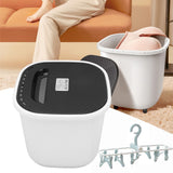Portable Washing Machine USB Powered Mini Turbo Washing Machine with Clothes Drying Rack 6L Capacity 30 Minutes Auto Power Off Blue