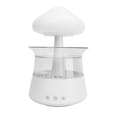 Rain Cloud Humidifier 7 Changing Color Light Rain Drop Humidifier Diffuser with Remote Control for Relax Sleeping White