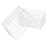 2Pcs Freezer Wire Storage Basket Organizer Large Capacity Bin Hanging Metal Rack for Bread Fruits