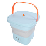 Portable Washing Machine 6L TPR Negative Ion Foldable Mini Laundry Bucket Washer for RV Travel Apartment