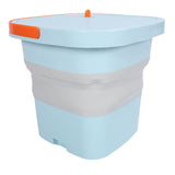 Portable Washing Machine 6L TPR Negative Ion Foldable Mini Laundry Bucket Washer for RV Travel Apartment